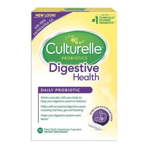 Culturelle Probiotic Digestive Health With Dairy Free Lactobacillus Gg - 30 Ea